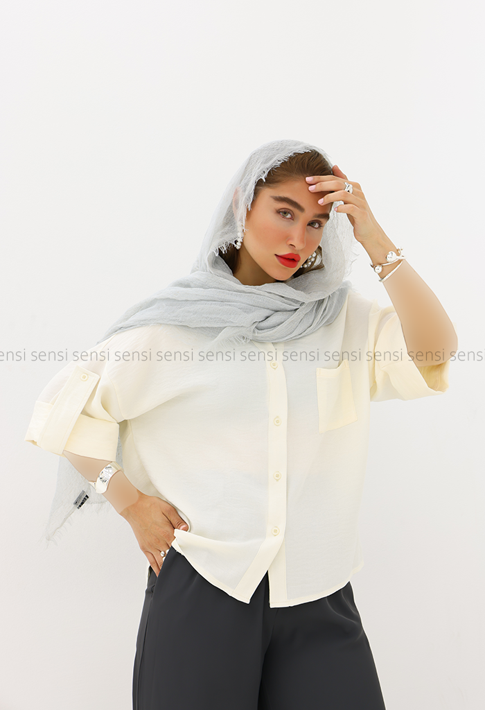 شومیز تک جیب پاگن کد1006006